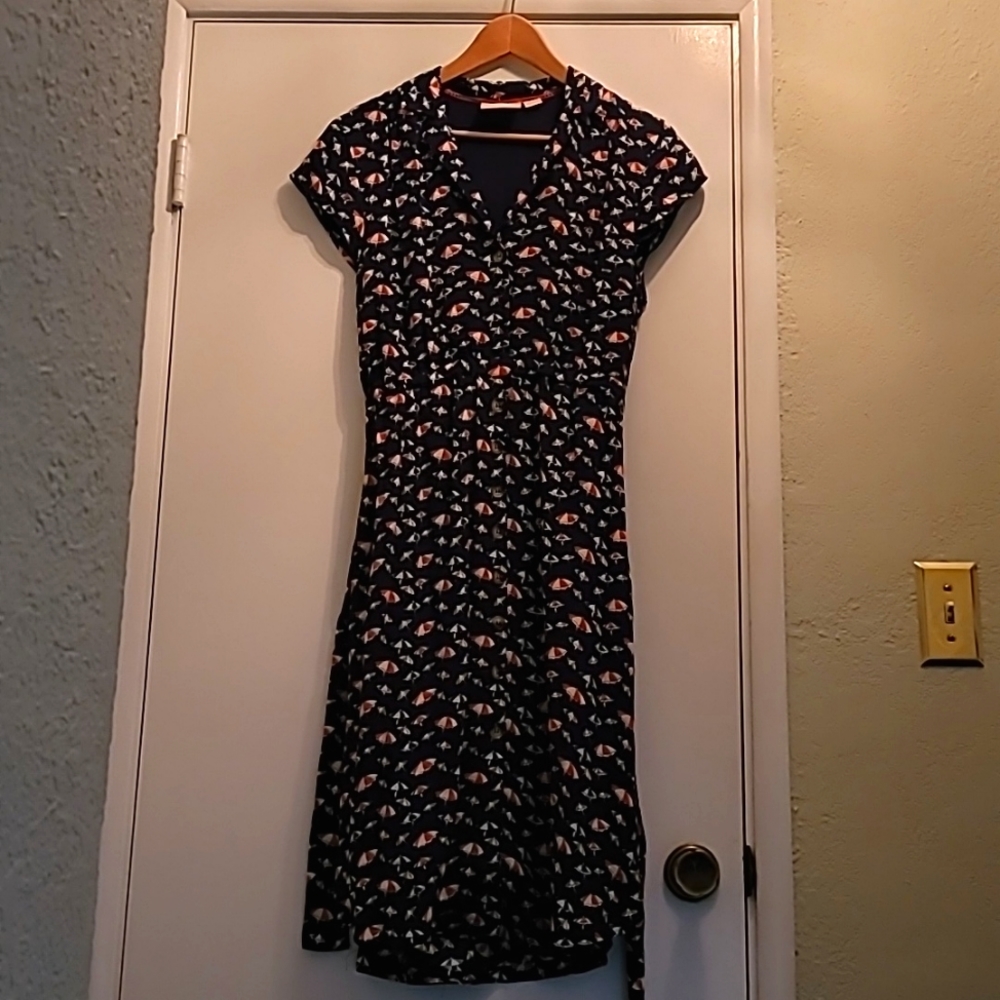 Blue, Multi-colored dress